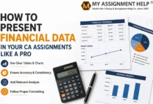 How to Present Financial Data in Your CA Assignments Like a Pro